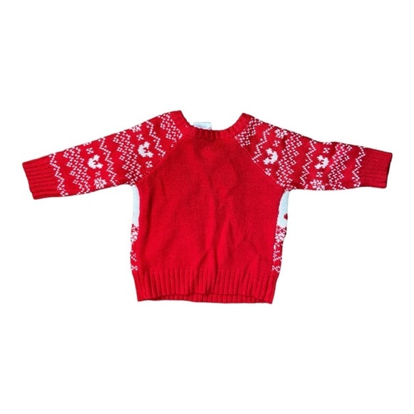 Disney Baby Girls Red Mickey & Minnie Christmas Sweater Size 6-9 Months NWOT - Picture 3 of 15